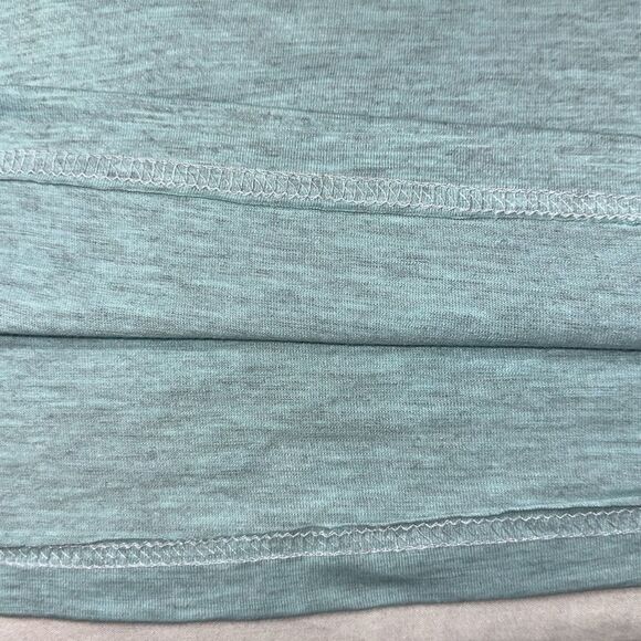 Cottoline XL Teal Cotton Short Sleeve Crew Tee - Picture 9 of 11